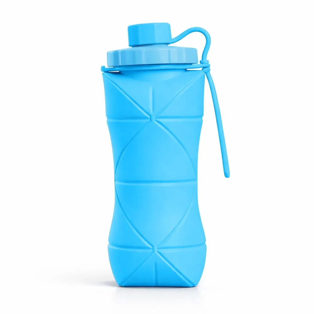 Garrafa Dobrável Silicone 600ml