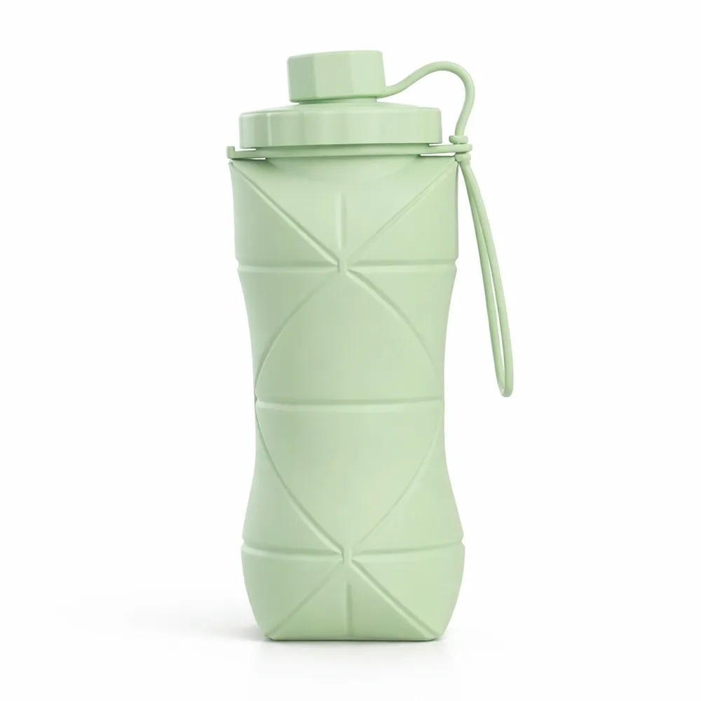 Garrafa Dobrável Silicone 600ml