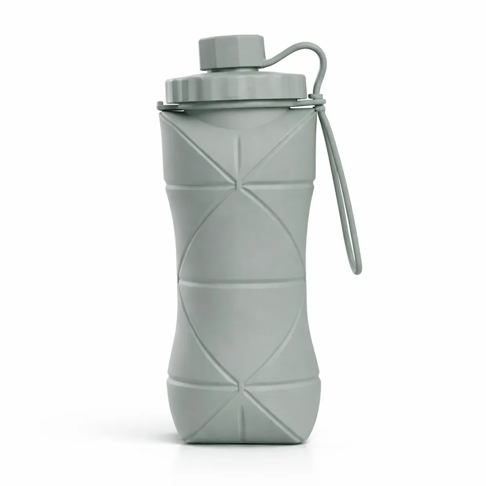 Garrafa Dobrável Silicone 600ml