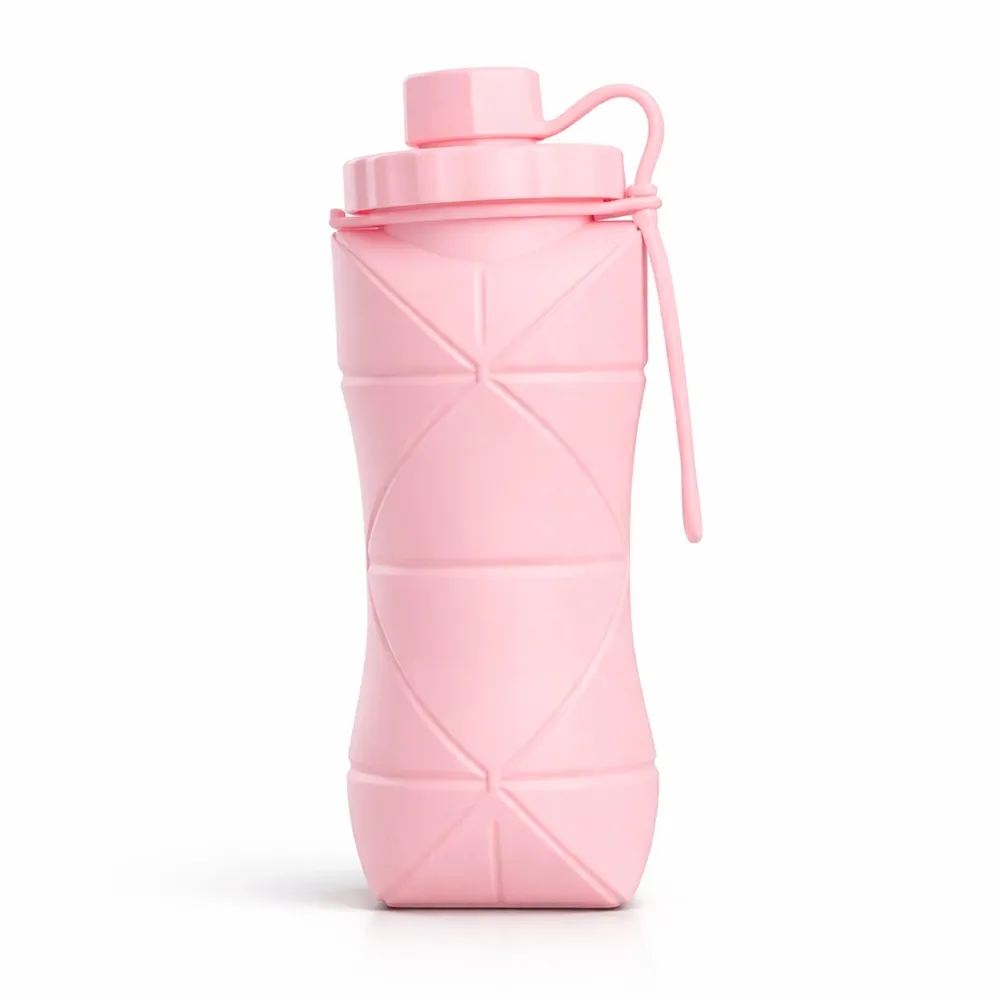 Garrafa Dobrável Silicone 600ml