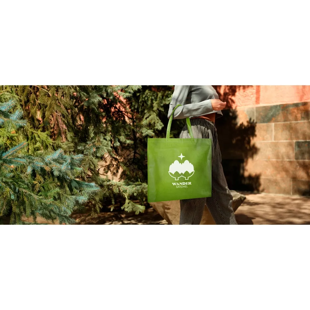 BURGOS. Sacola em non-woven (80 g/m²) termo-selado