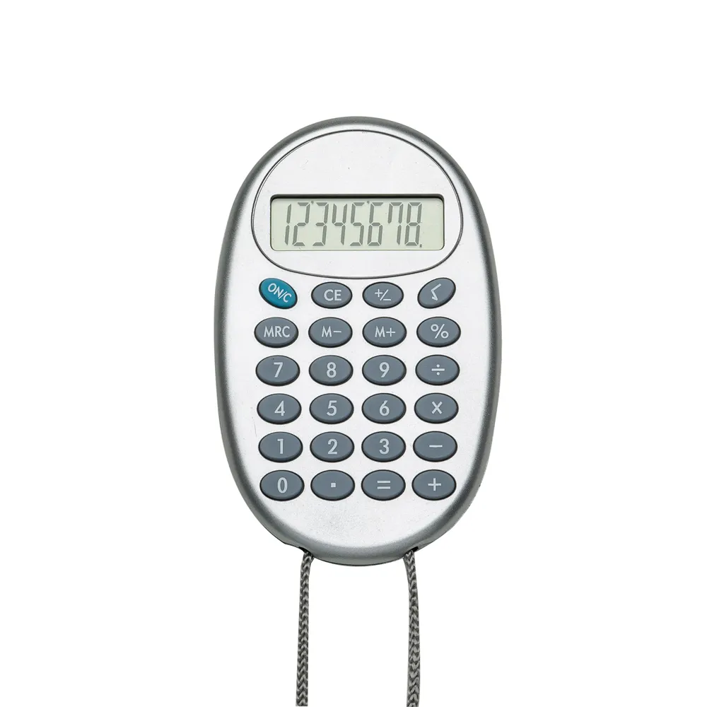 #Calculadora Plástica com Cordão-02964-CIN