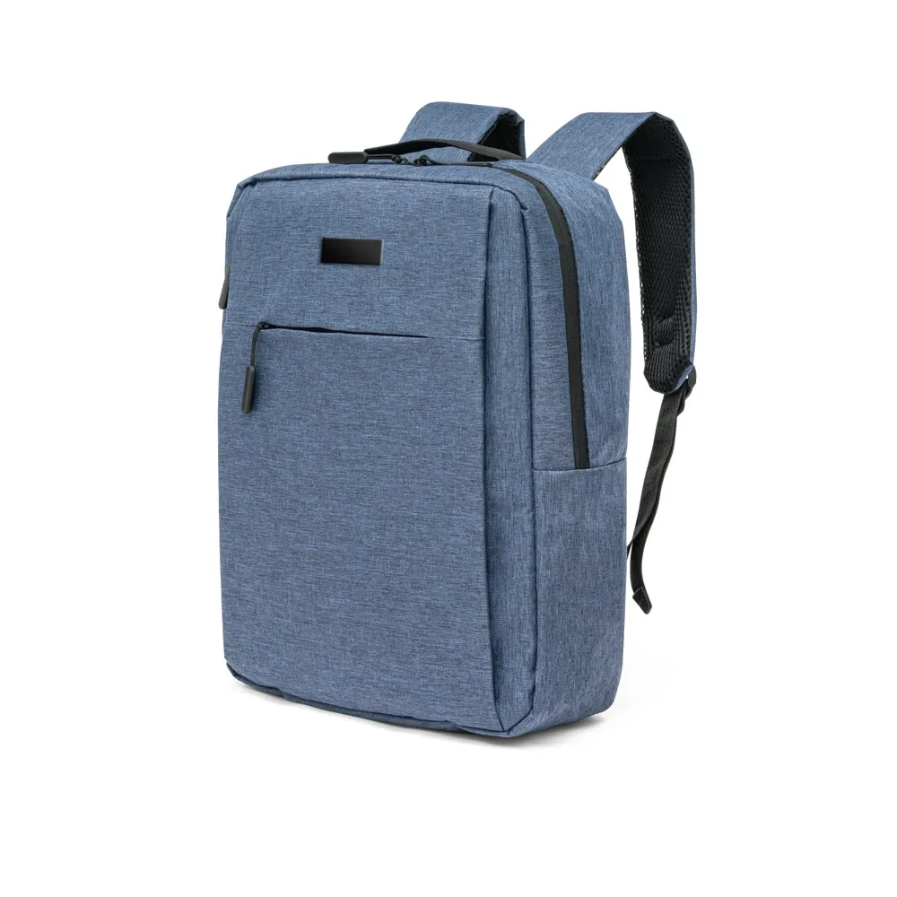 BORACAY. Mochila para notebook 15 6  em 300D de alta densidade com placa para personalização 15 L