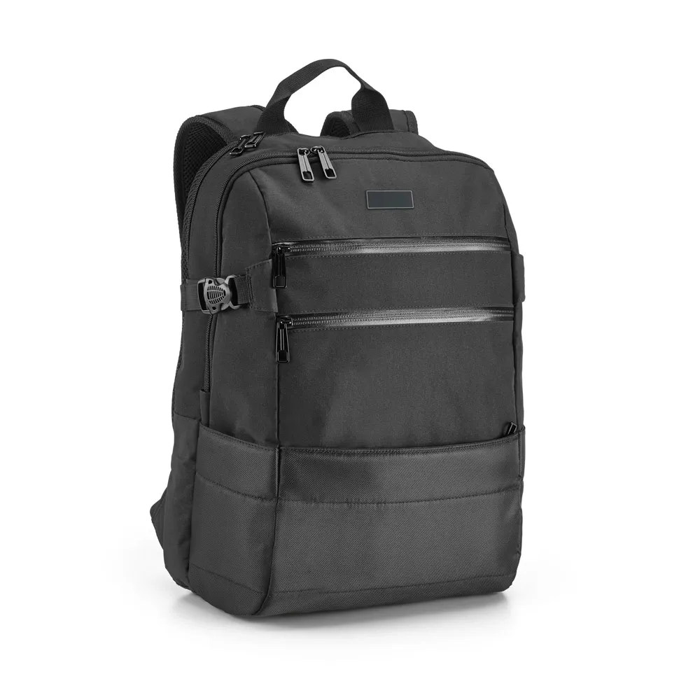 ZIPPERS PLATE. Mochila para notebook 15 6   em 840D jacquard 25 L
