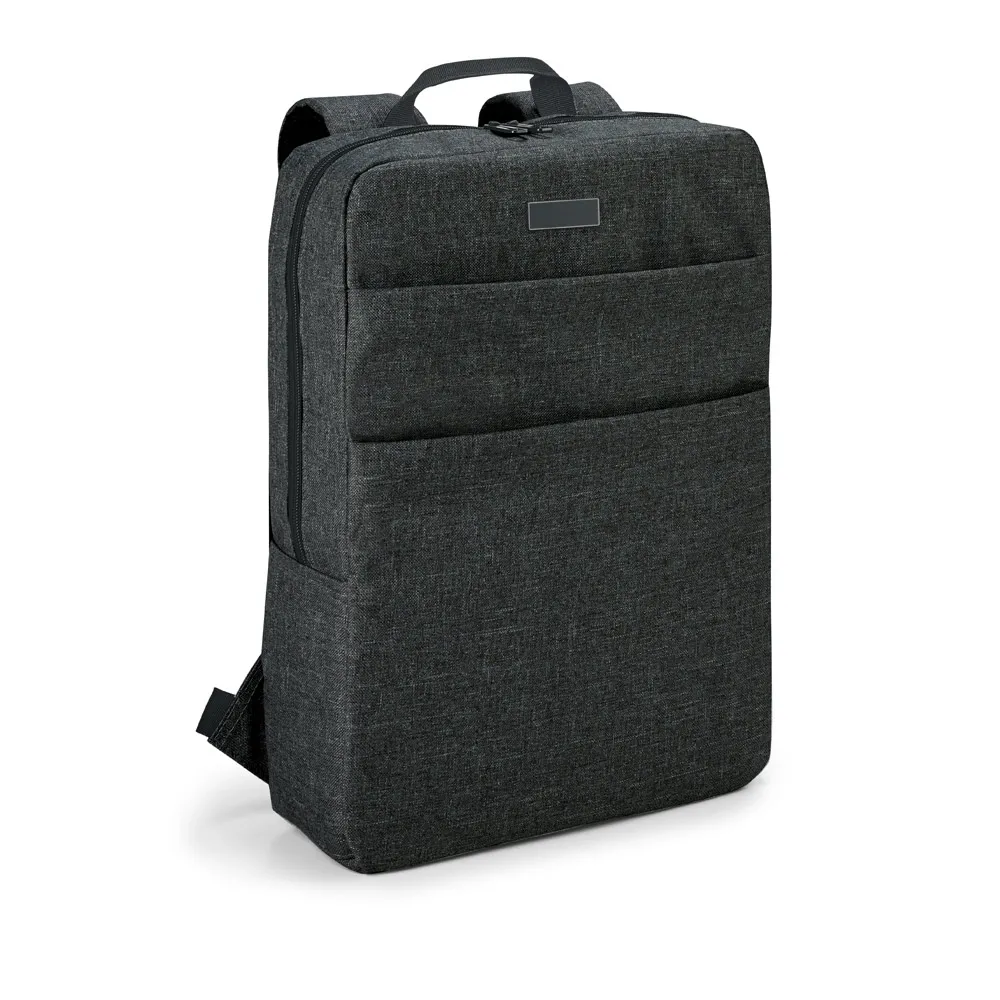 GRAPHS PLATE. Mochila para notebook (15'6'') em 600D de alta densidade com placa para personalização (10 L)