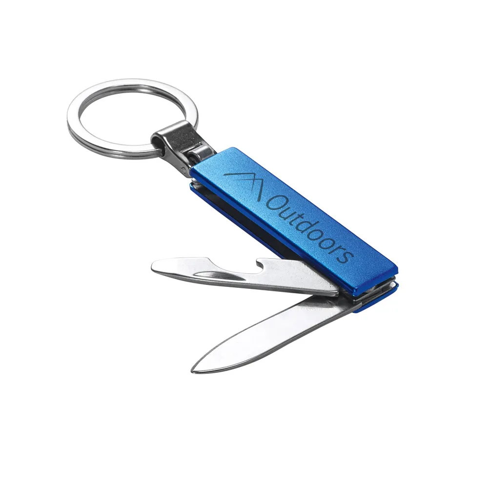 NATE. Chaveiro multifunções em metal