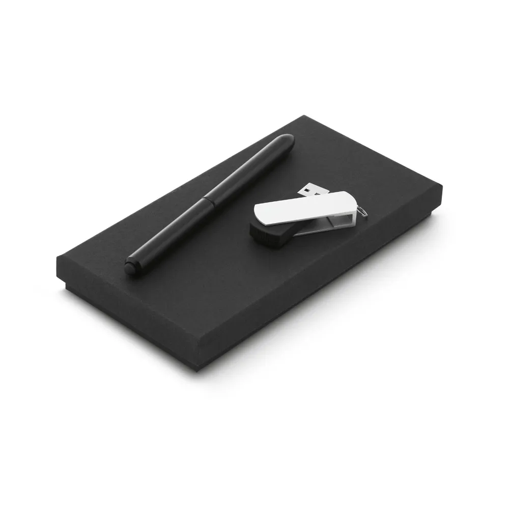 GLEISER. Conjunto esferográfica e pen drive