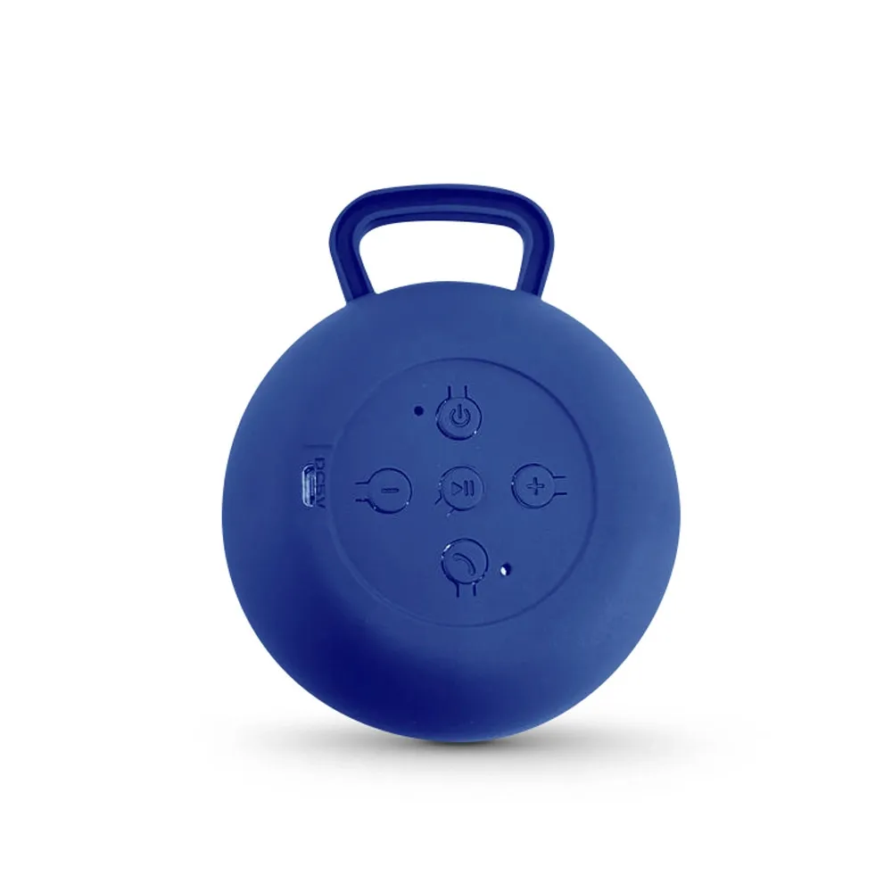 ECCLUS. Caixa de som em ABS e tecido em poliéster com microfone e autonomia de 3h