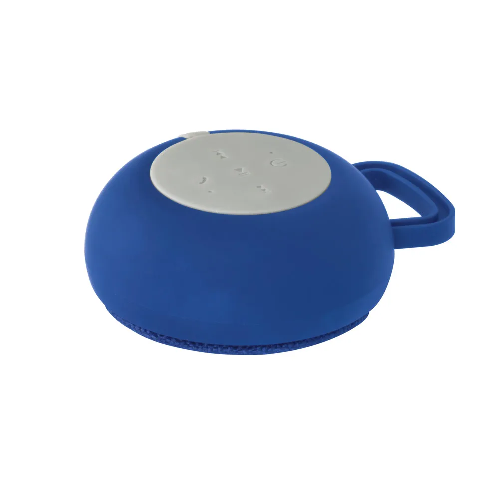 ECCLUS. Caixa de som em ABS e tecido em poliéster com microfone e autonomia de 3h