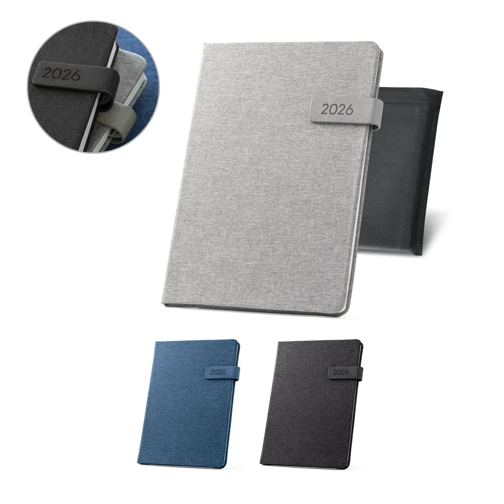ANDRESEN B5. Agenda em PET reciclado (100% rPET)-66202