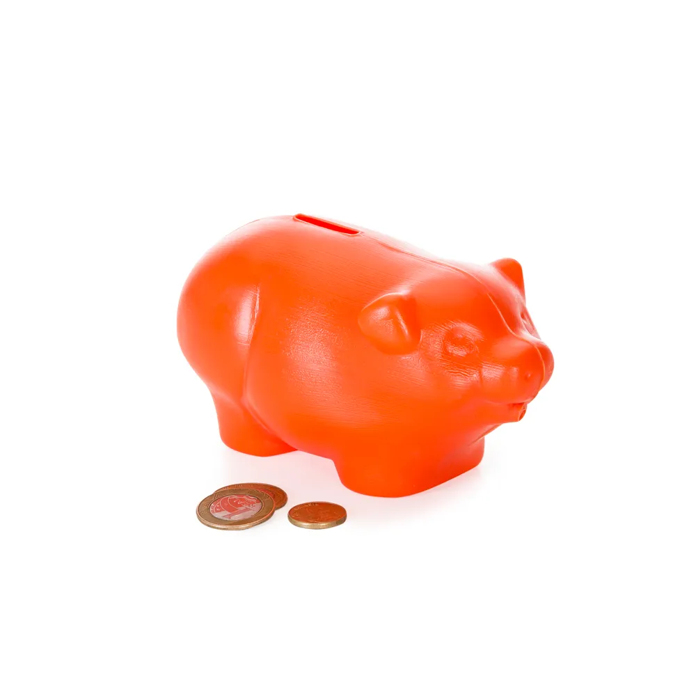 #Cofre Plástico Porquinho