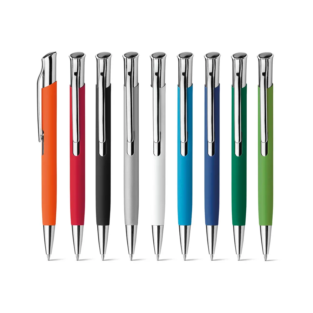 Caneta de Alumínio Emborrachada