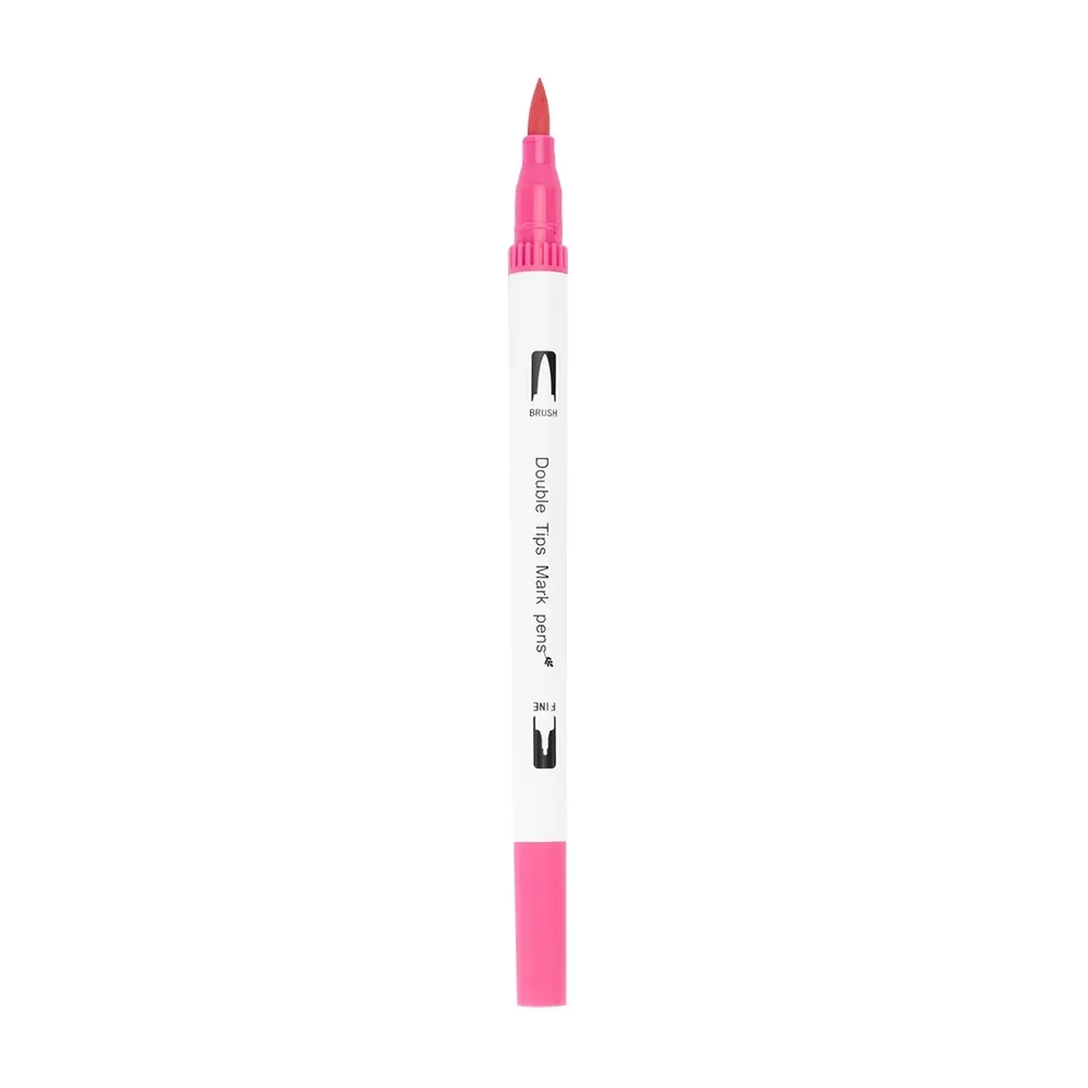 Kit Canetinhas Ponta Dupla Com 100 Cores