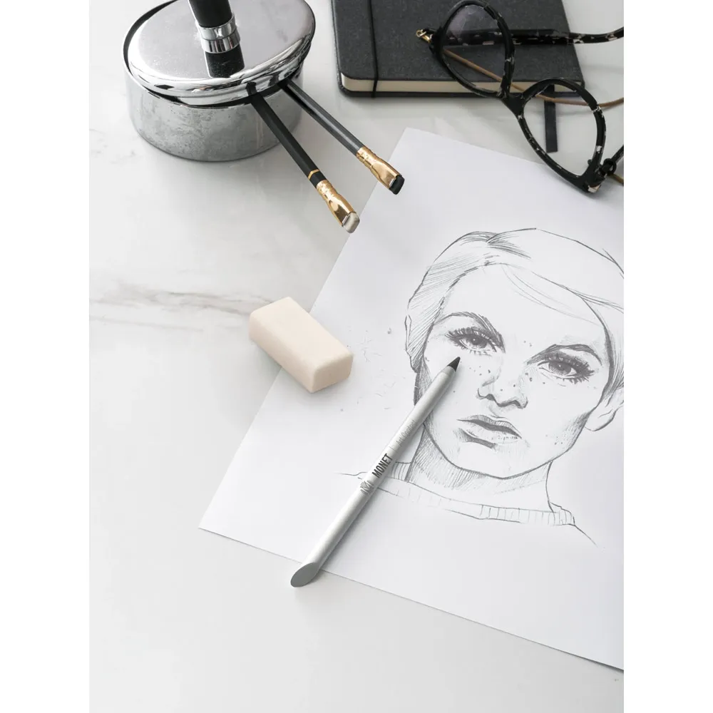 MONET. Caneta sem tinta em alumínio