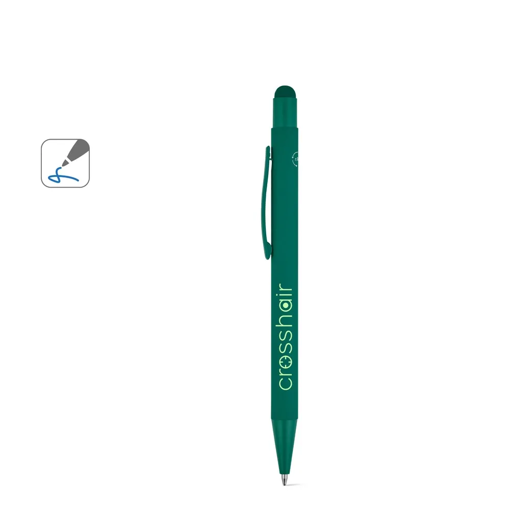 CLINT MATE. Caneta esferográfica com um design moderno em alumínio 100% reciclado, com acabamento mate-91991