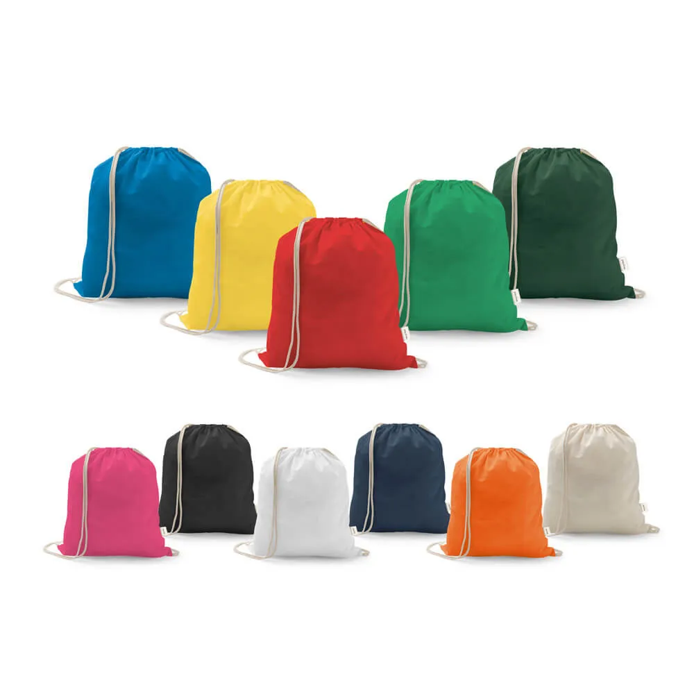 Sacochila Ecológica Colorida Personalizada 37 x 41 cm