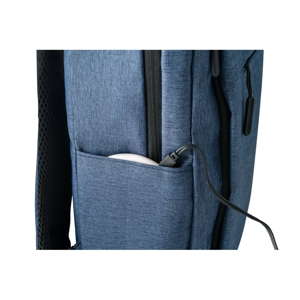 CRETA. Mochila para notebook 15 6  em 300D de alta densidade 15 L