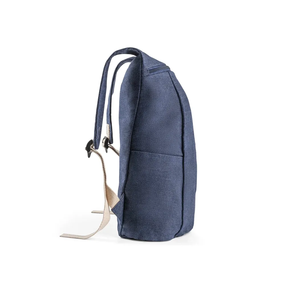 DENIM BPACK. Mochila casual em denim reciclado (300 g/m²)