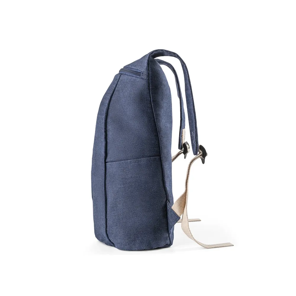 DENIM BPACK. Mochila casual em denim reciclado (300 g/m²)