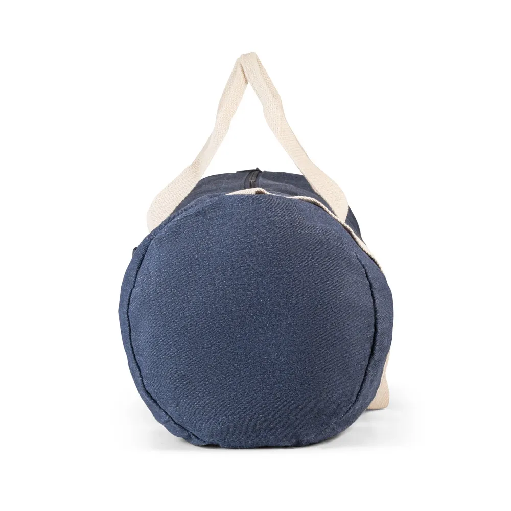 DENIM BAG. Sacola esportiva ou viagem em denim reciclado (300 g/m²)
