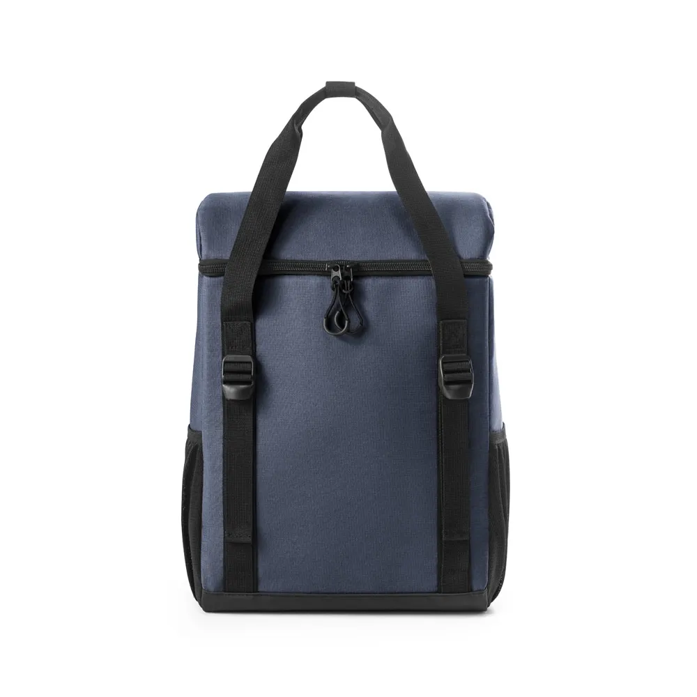 ROMA L. Cooler. Mochila térmica almofadada em 600D ripstop em poliéster reciclado com interior forrado em PEVA 16 L