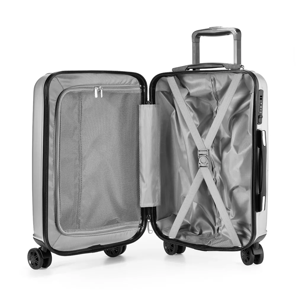 BRUGES 33L. Mala de viagem executivo em ABS e PET com interior forrado 33 L