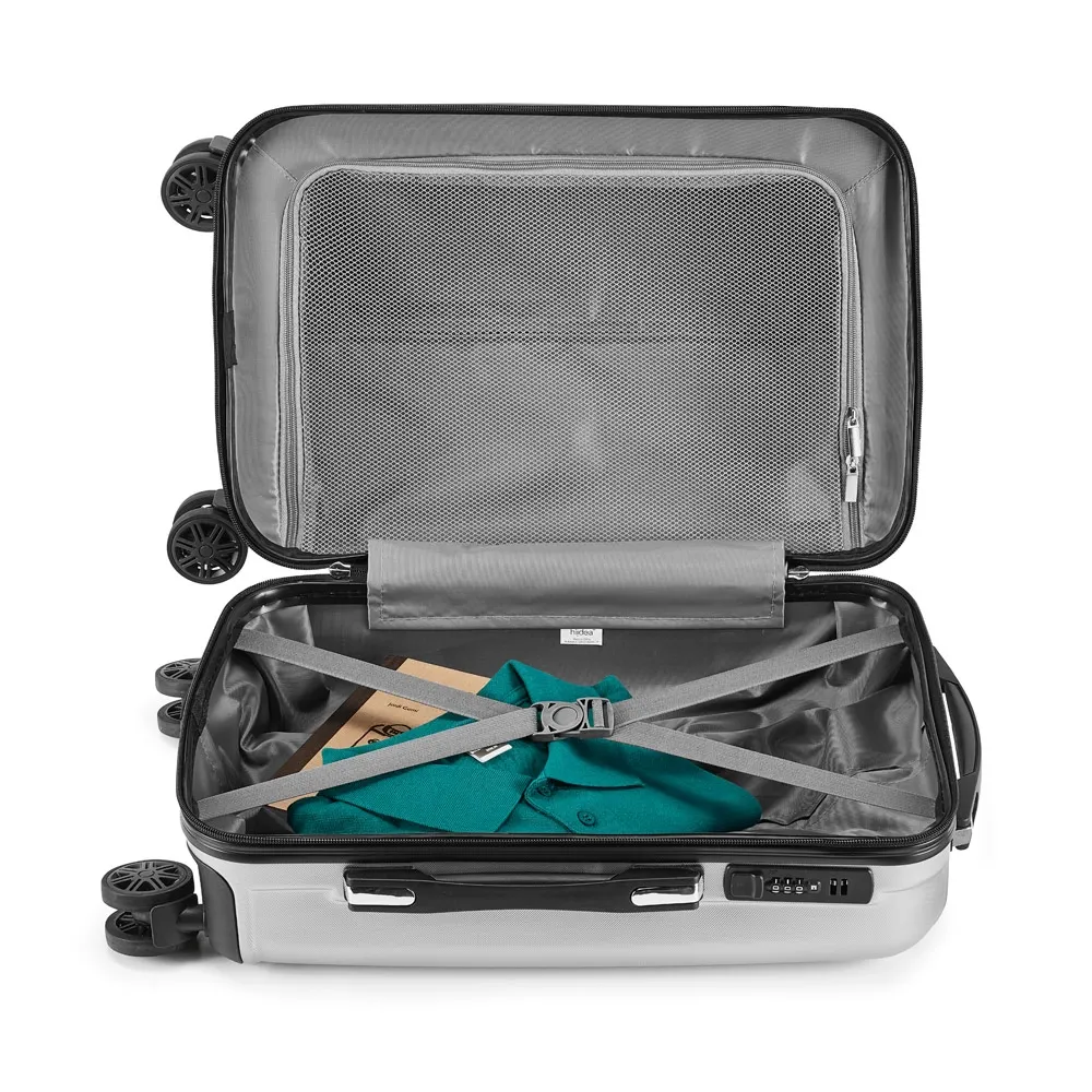 BRUGES 33L. Mala de viagem executivo em ABS e PET com interior forrado 33 L