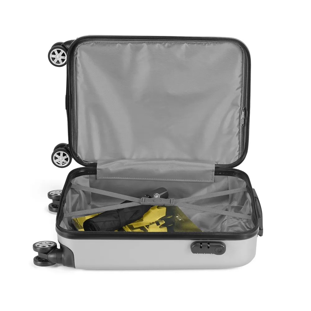 BUENOS AIRES. Mala de viagem executivo em ABS com interior forrado 37 L