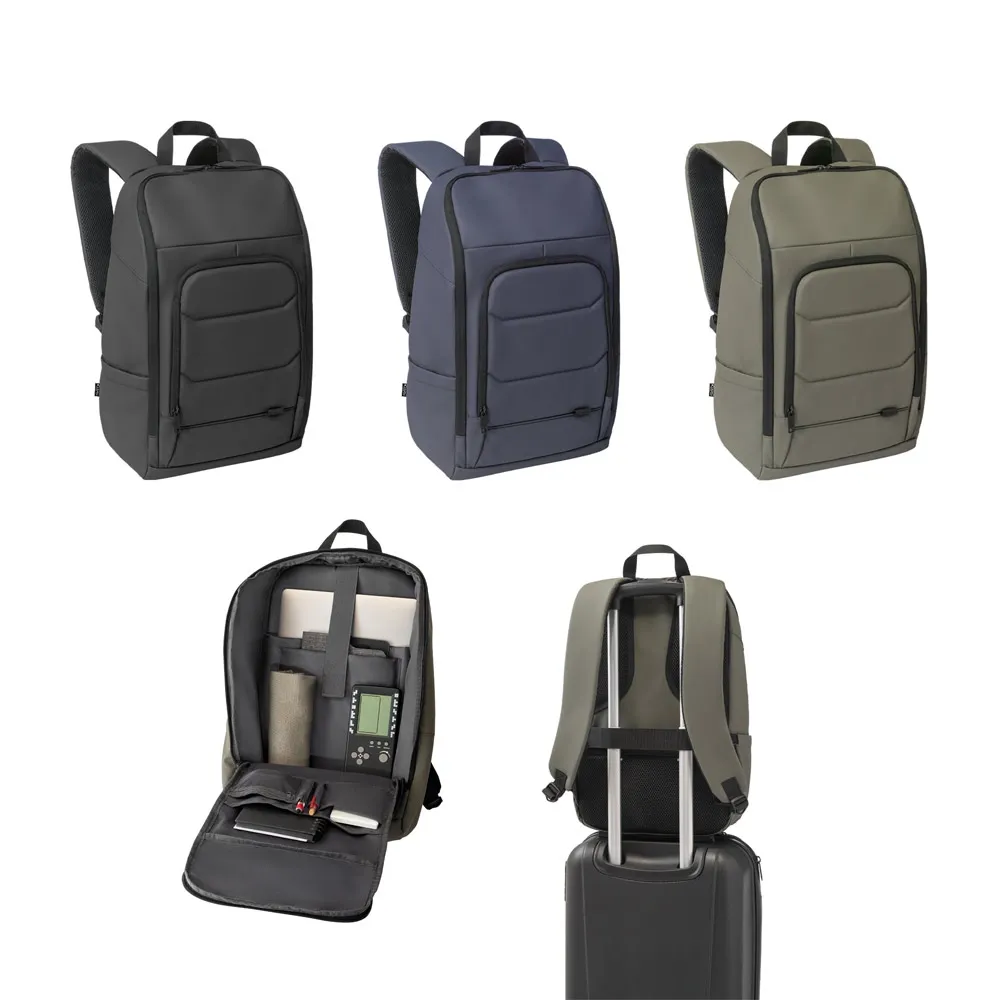 TOULON. Mochila para notebook em 600D, poliéster reciclado (100% rPET), de alta densidade, com revestimento resistente à água 16 -92193