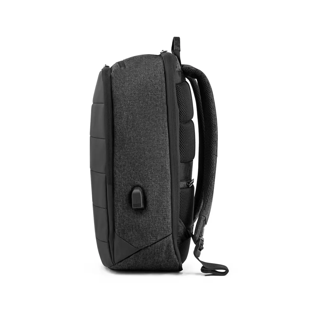 MUNIQUE. Mochila para notebook em 300D de alta densidade, com divisória para notebook 17  21 L