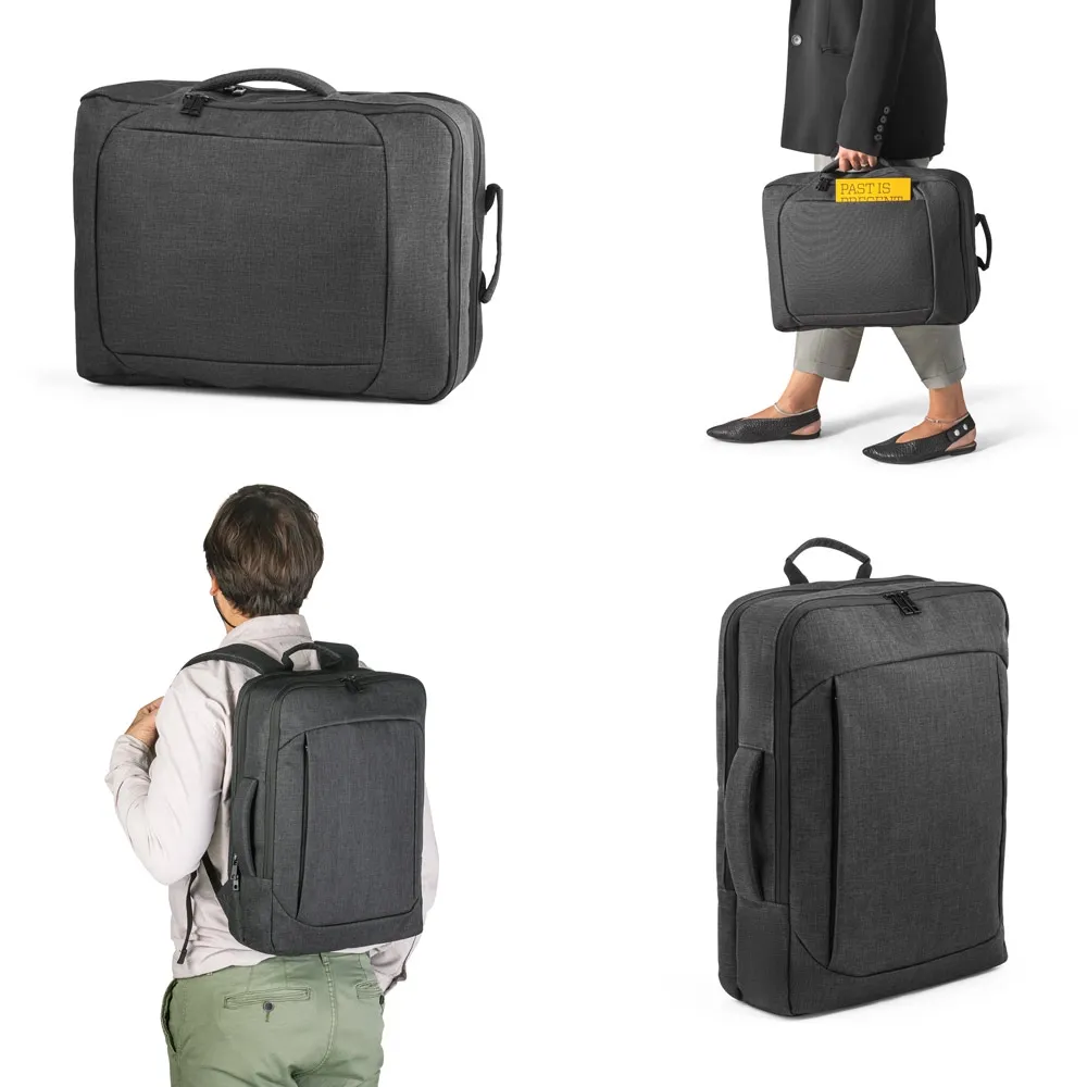 ALEXANDRIA. Mochila 2 em 1 para notebook 15 6  em 600D-92329