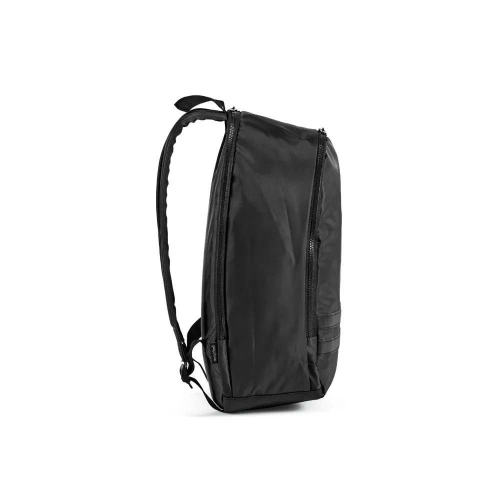 MANCHESTER NOTE. Mochila em poliéster reciclado 290T 3 sarja com compartimento para notebook 15  18 L