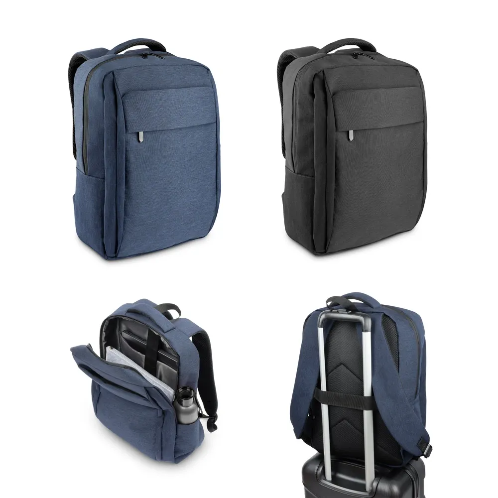 COVENTRY. Mochila, totalmente almofadada, para notebook 15.6  em poliéster reciclado 300D de alta densidade 18 L