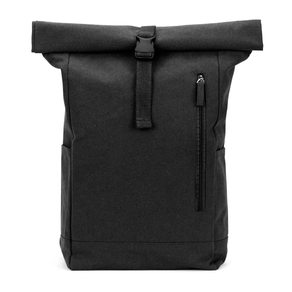 SAINT. Mochila  roll top  em algodão reciclado e poliéster reciclado (380 g/m²)
