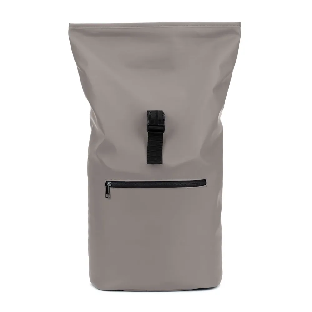 PORTLAND. Mochila  roll top  em PU com bolso para notebook (16 )