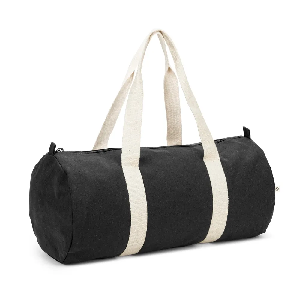 SAINT SPORT. Bolsa esportiva em algodão reciclado e poliéster reciclado (380 g/m² )