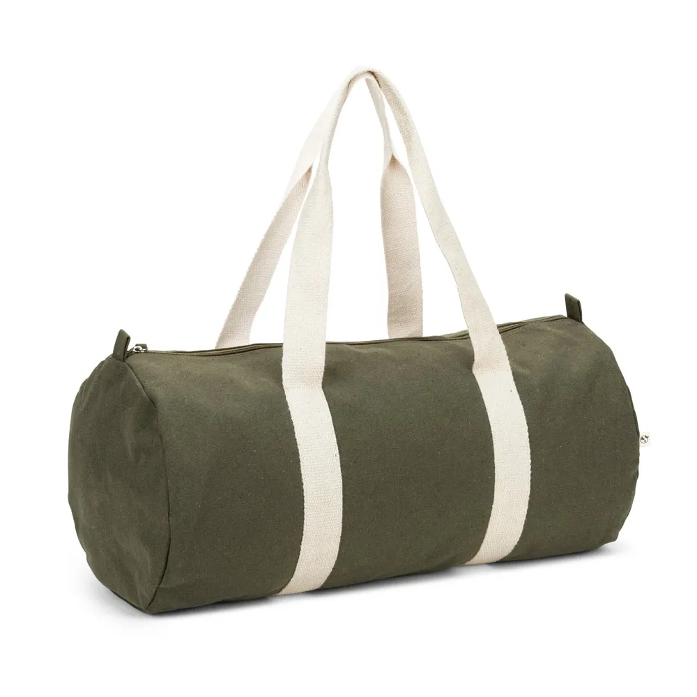 SAINT SPORT. Bolsa esportiva em algodão reciclado e poliéster reciclado (380 g/m² )
