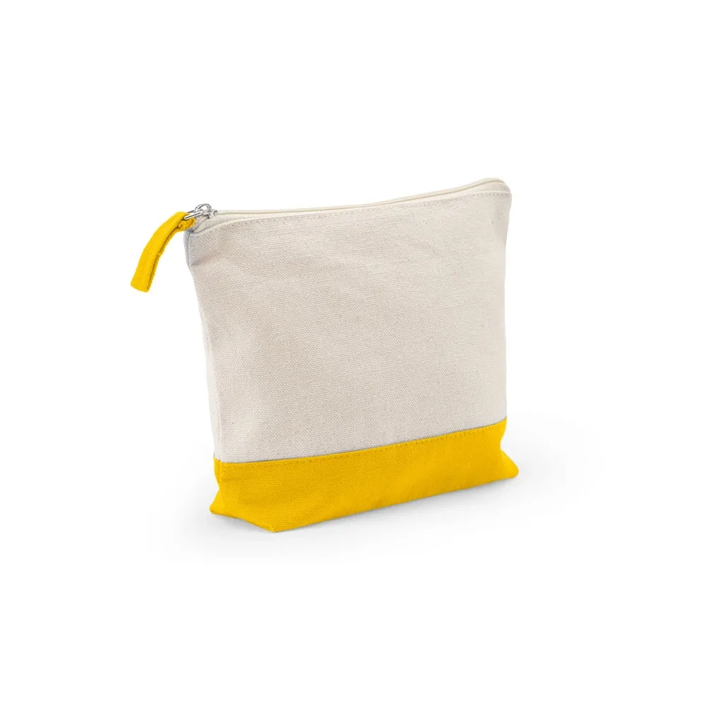 DAPHNE. Necessaire de cosméticos 100% algodão (340 g/m²) bicolor