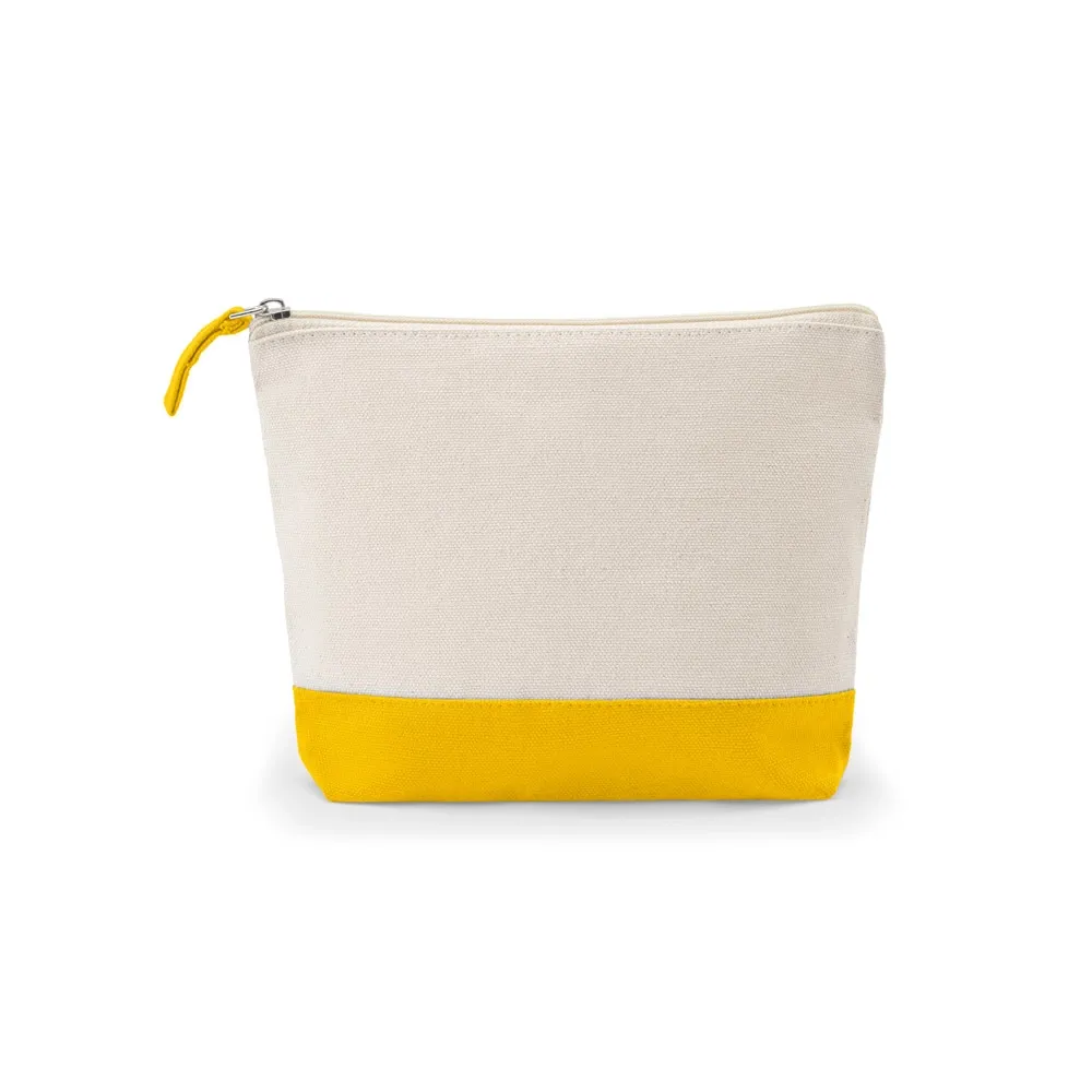 DAPHNE. Necessaire de cosméticos 100% algodão (340 g/m²) bicolor