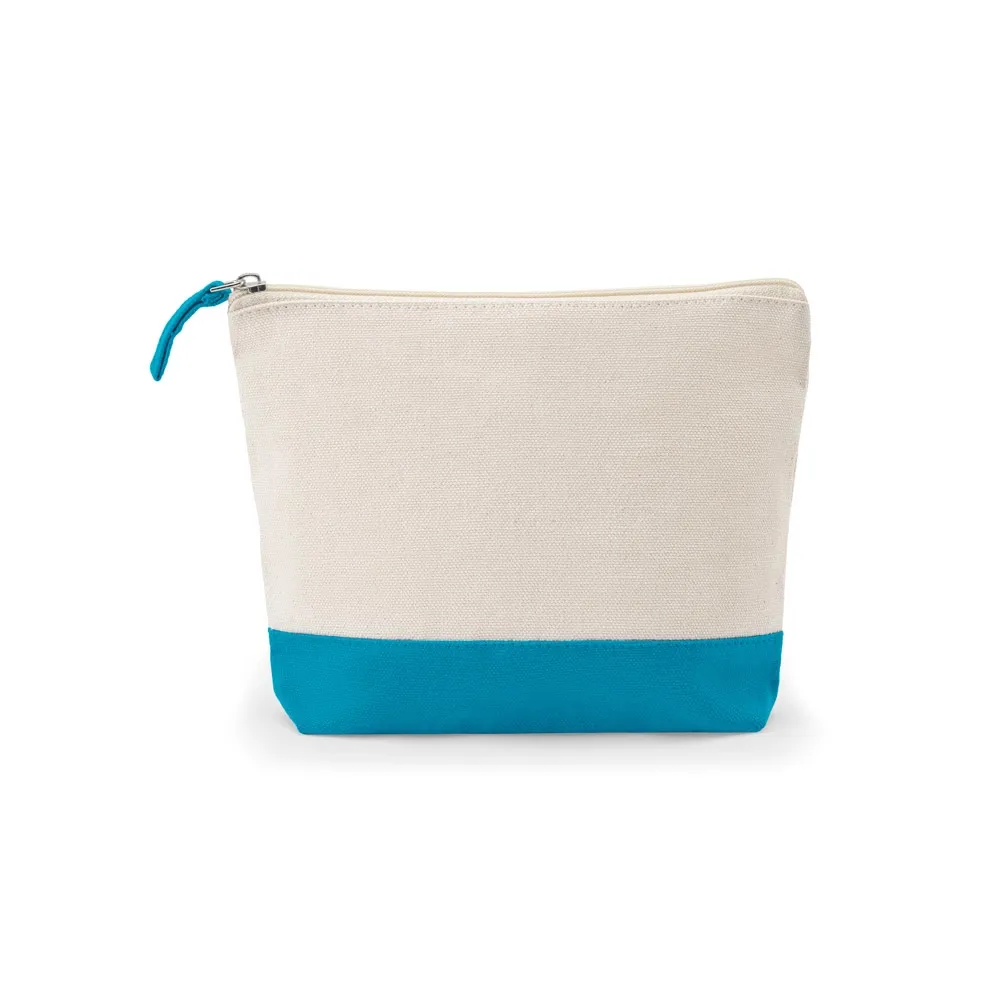 DAPHNE. Necessaire de cosméticos 100% algodão (340 g/m²) bicolor