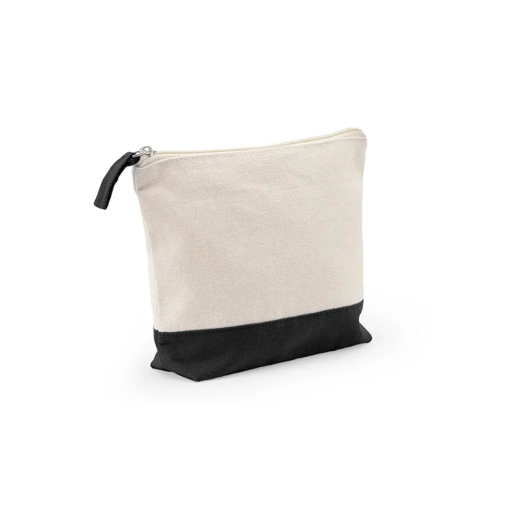 DAPHNE. Necessaire de cosméticos 100% algodão (340 g/m²) bicolor