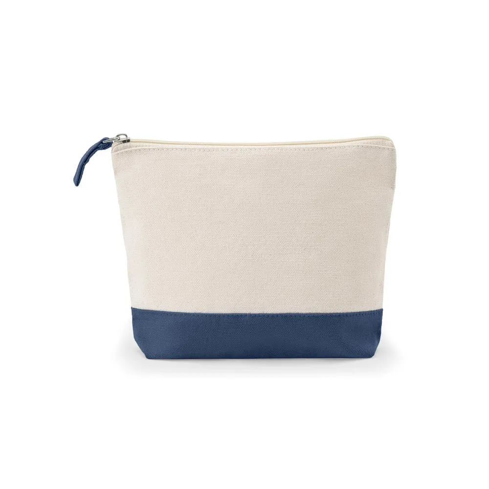 DAPHNE. Necessaire de cosméticos 100% algodão (340 g/m²) bicolor