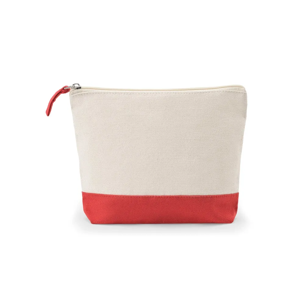 DAPHNE. Necessaire de cosméticos 100% algodão (340 g/m²) bicolor
