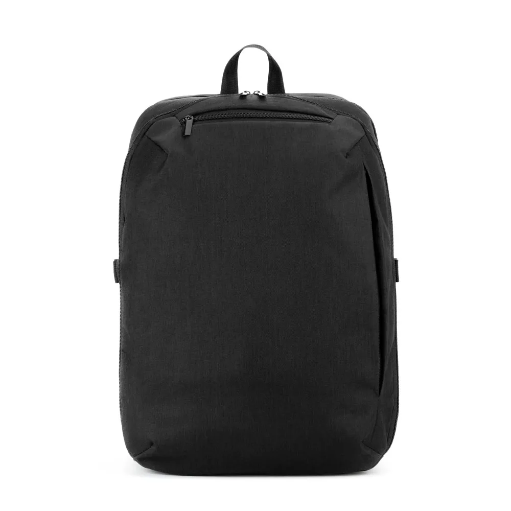UDINE. Mochila com um compartimento de abertura total em poliéster reciclado 300D de alta densidade (16 )