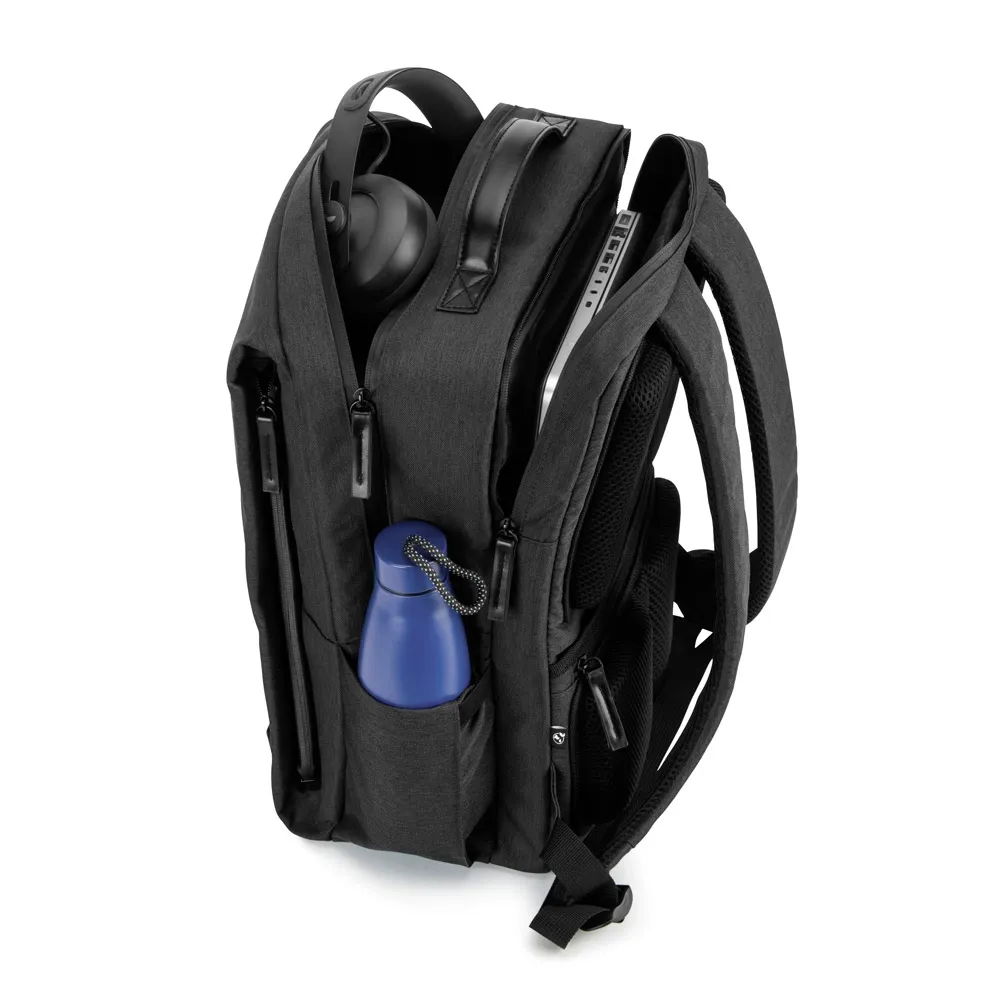 GLASGOW. Mochila para notebook (17 3 ) em poliéster reciclado de alta densidade 600D (20L)