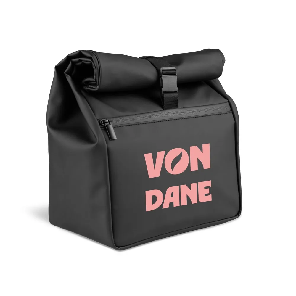 AZORES COOLER. Bolsa térmica  roll top  em PU, com isolamento em PEVA (7L)