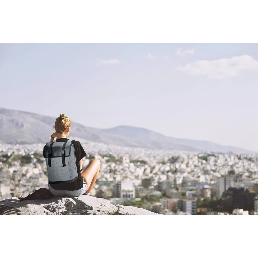 TRAVELLER. Mochila para notebook 17   m 600D de alta densidade e tarpaulin