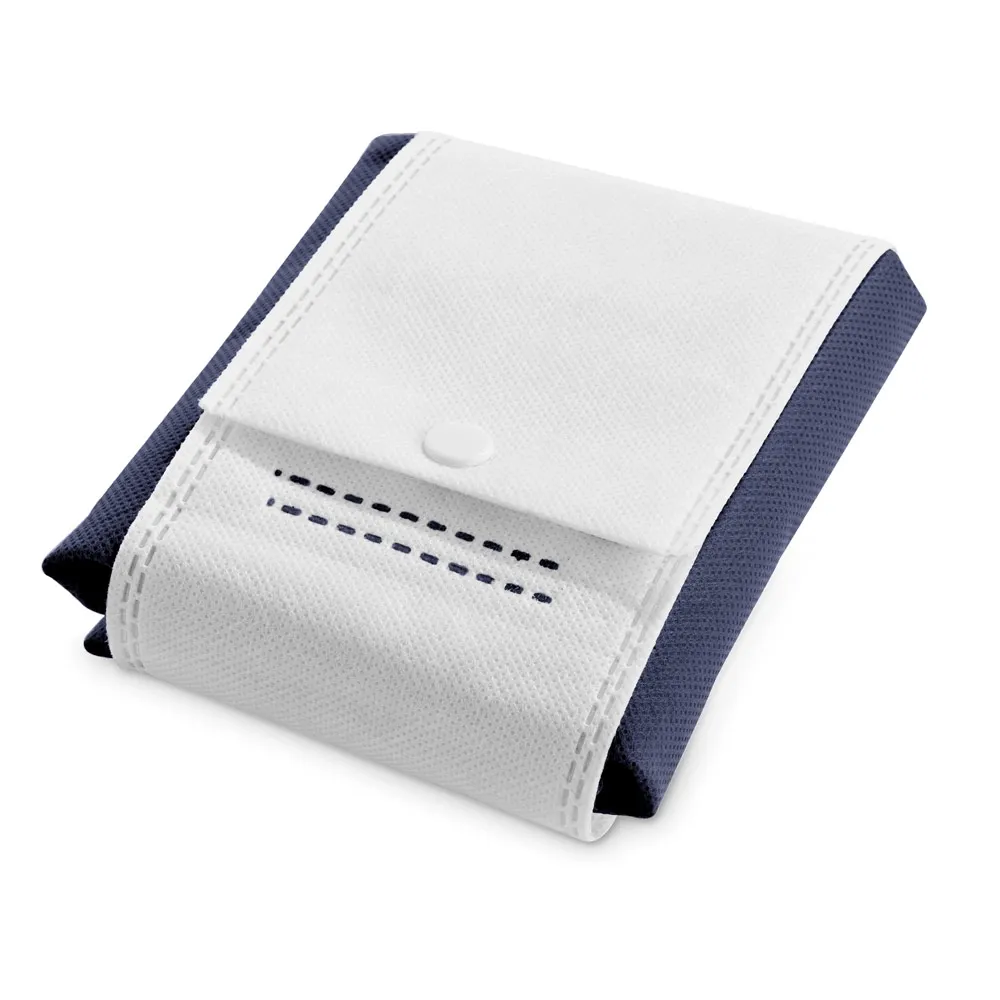 COVENT. Sacola dobrável em non-woven (80 g/m²) com alças