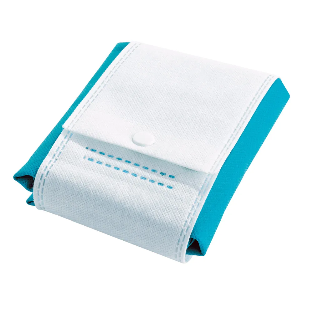 COVENT. Sacola dobrável em non-woven (80 g/m²) com alças