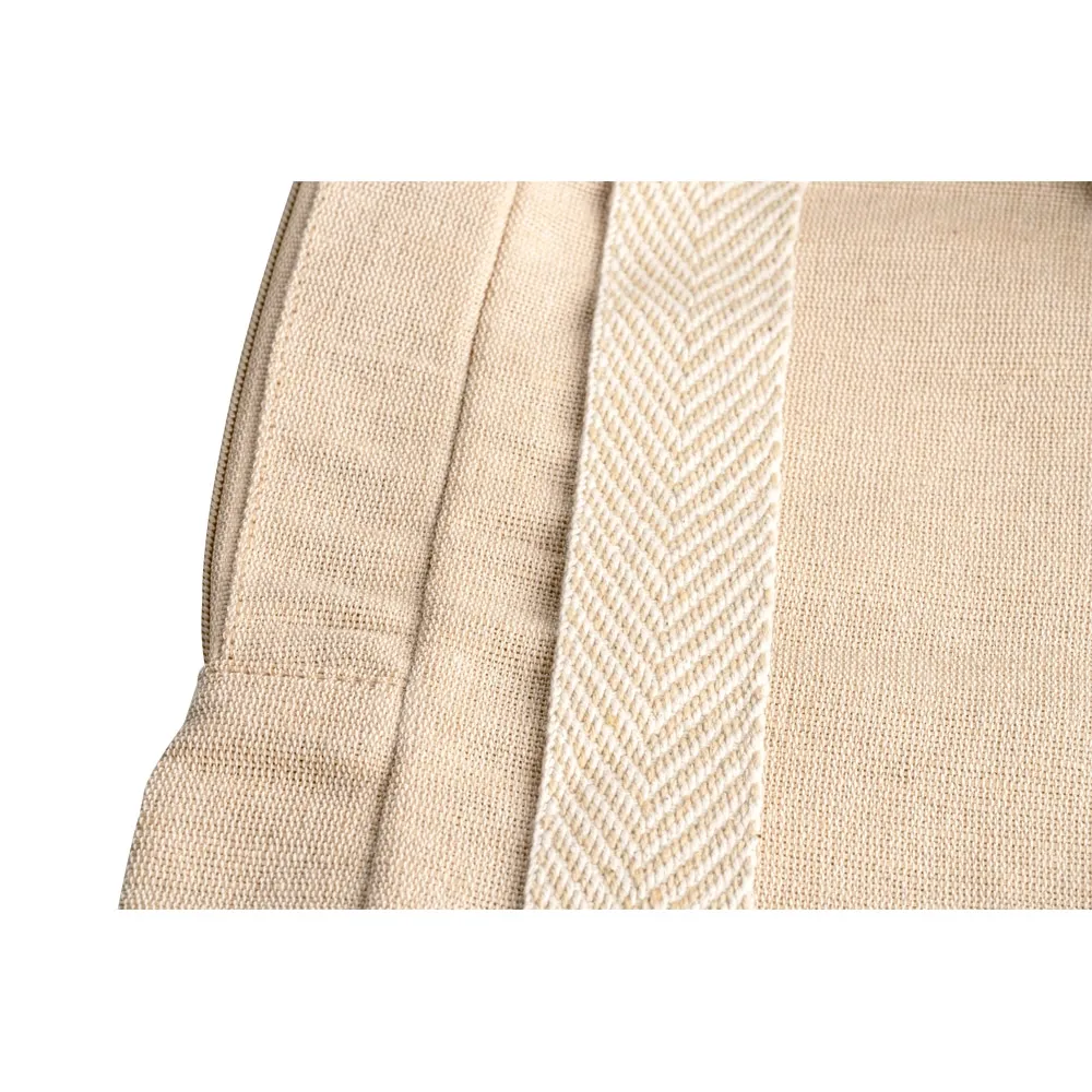 MARBELLA. Mochila em juco (mistura de algodão e juta, 275 g/m²) 7 L